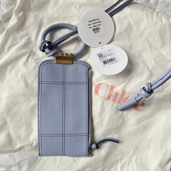 See by Chloé Eleonora Leather Phone Wallet Holder NWT - Picture 2 of 4